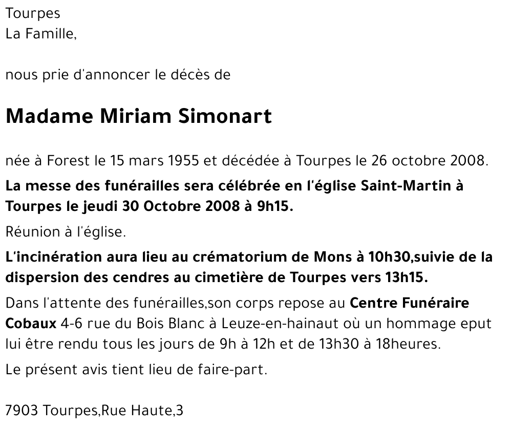 Miriam Simonart