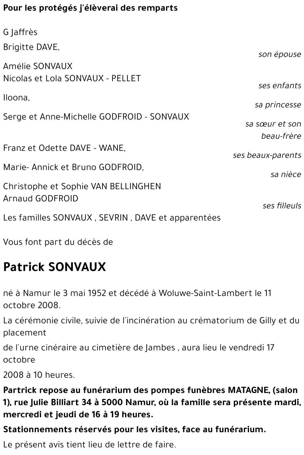 Patrick SONVAUX