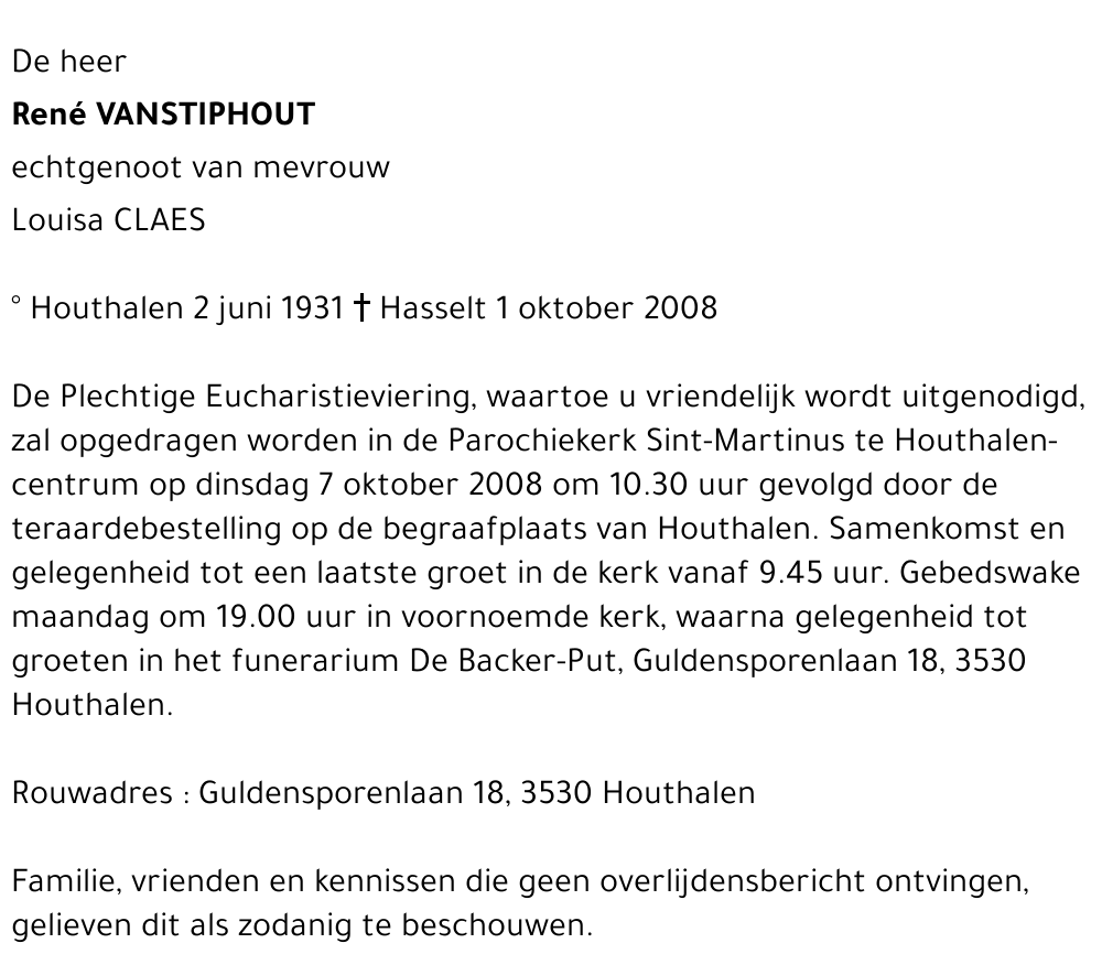 Vanstiphout Rene