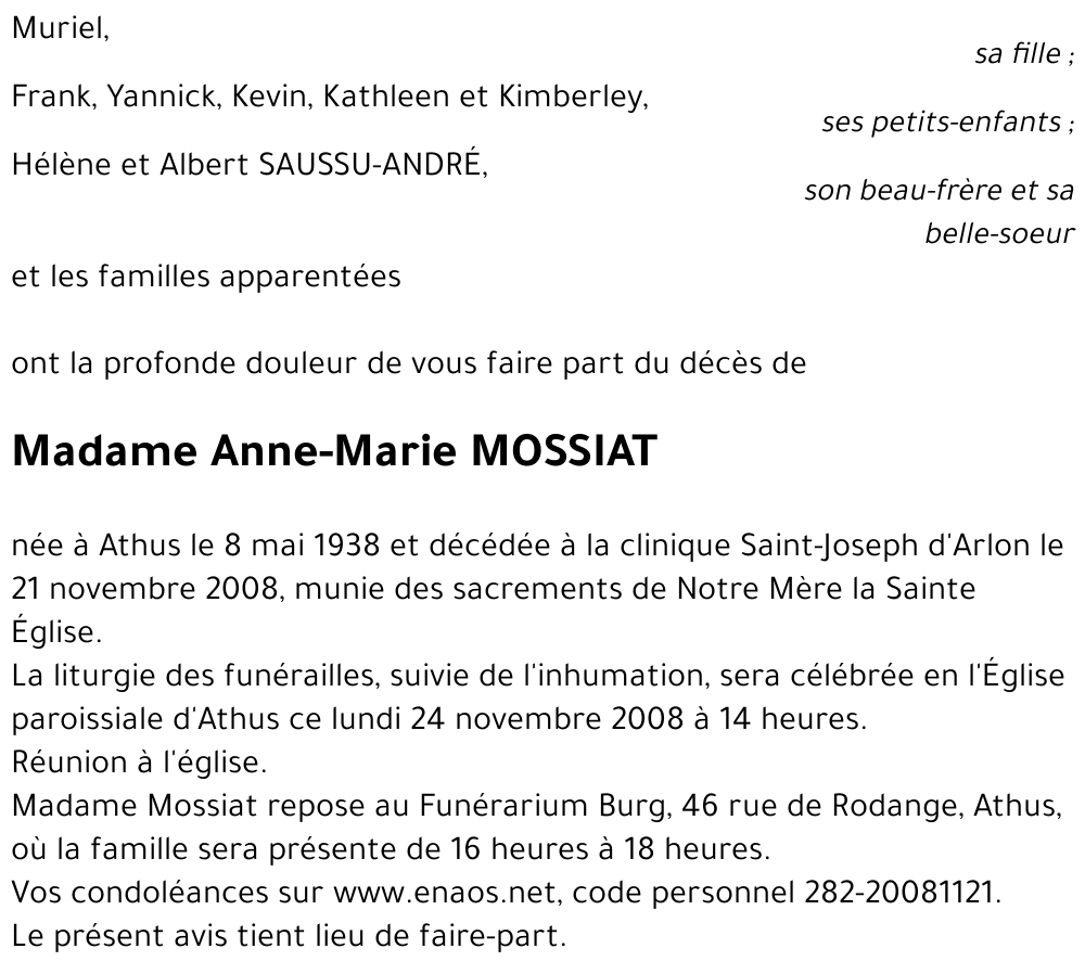Anne-Marie MOSSIAT