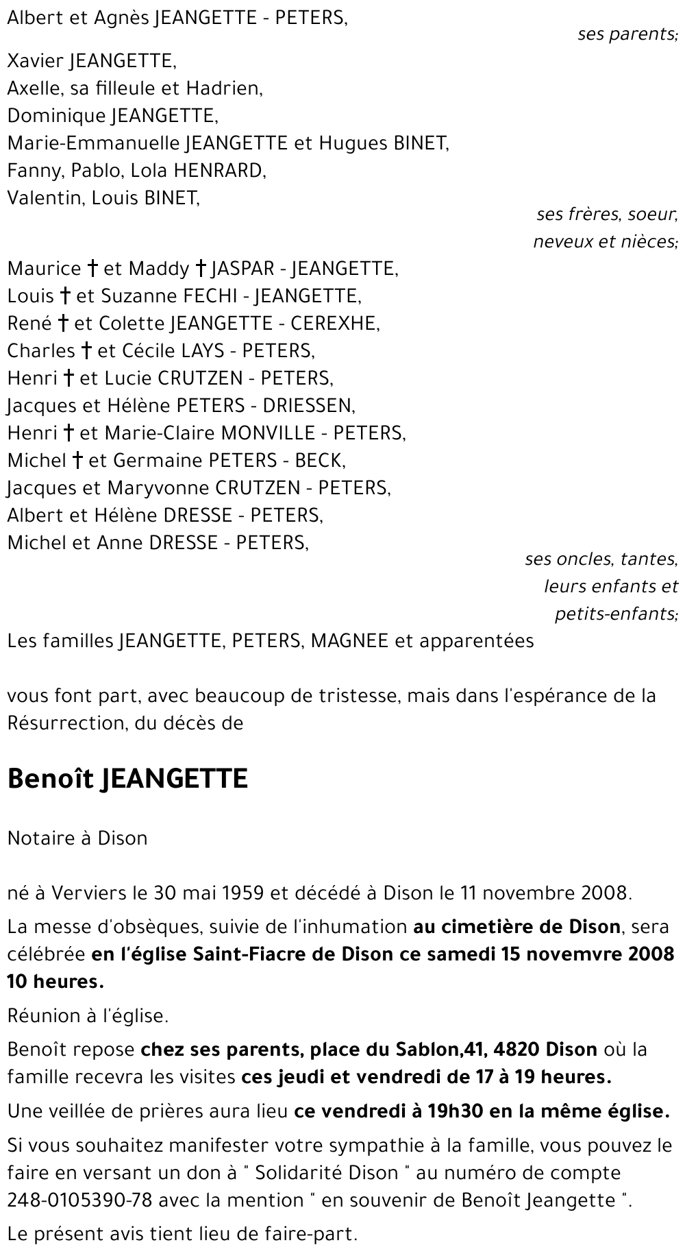 Benoît JEANGETTE