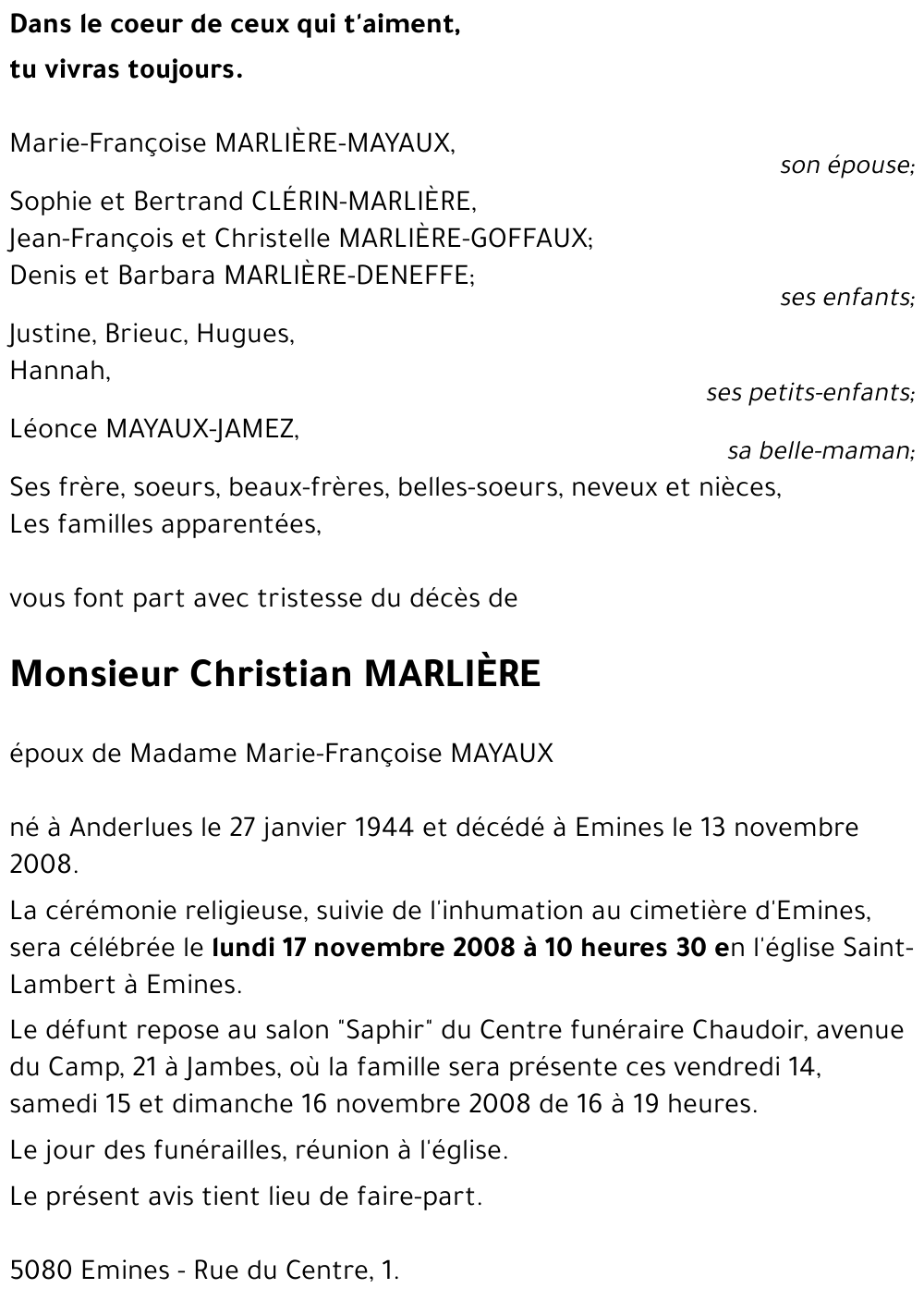 Christian MARLIÈRE