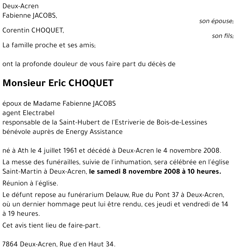 Eric CHOQUET