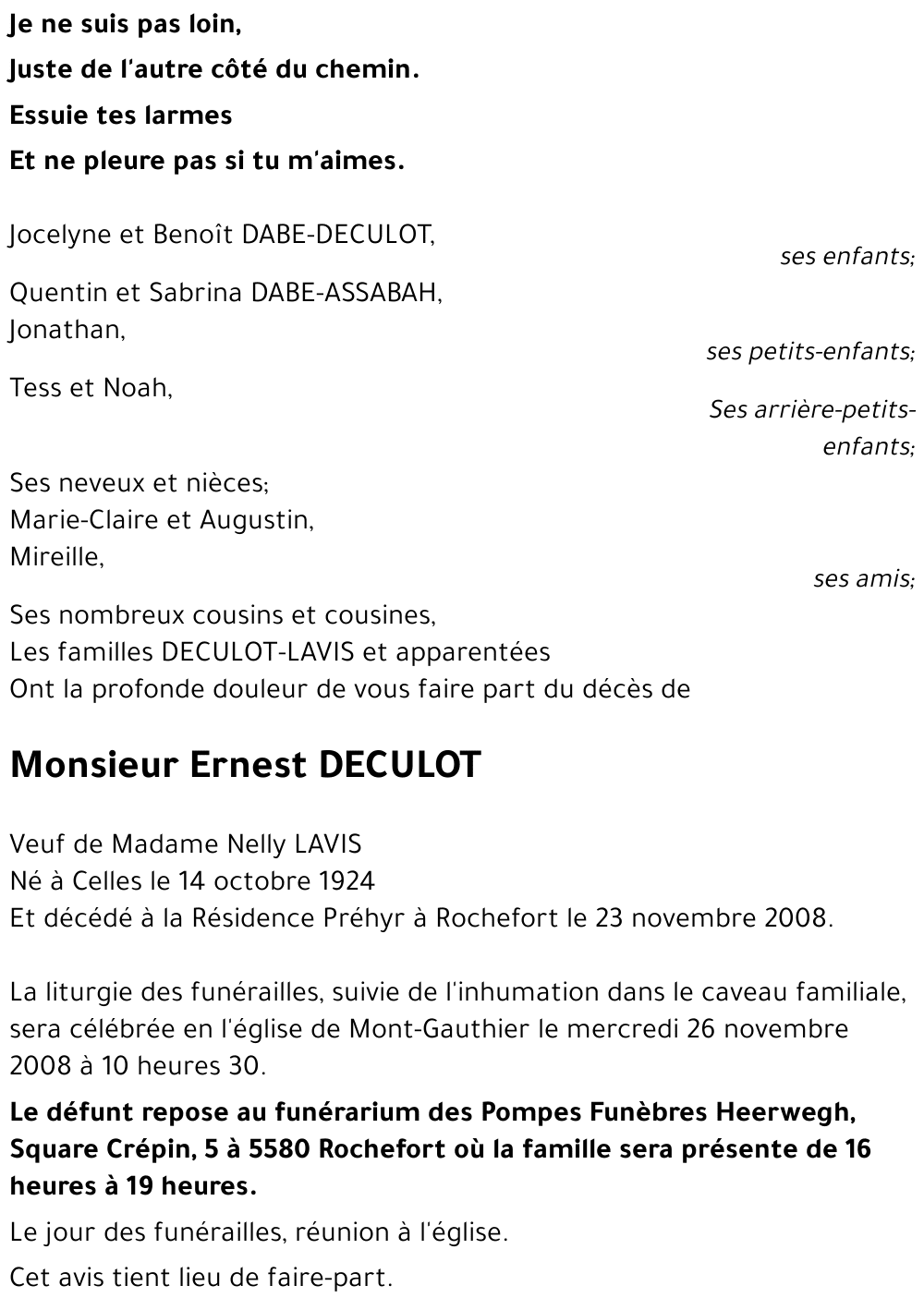 Ernest DECULOT