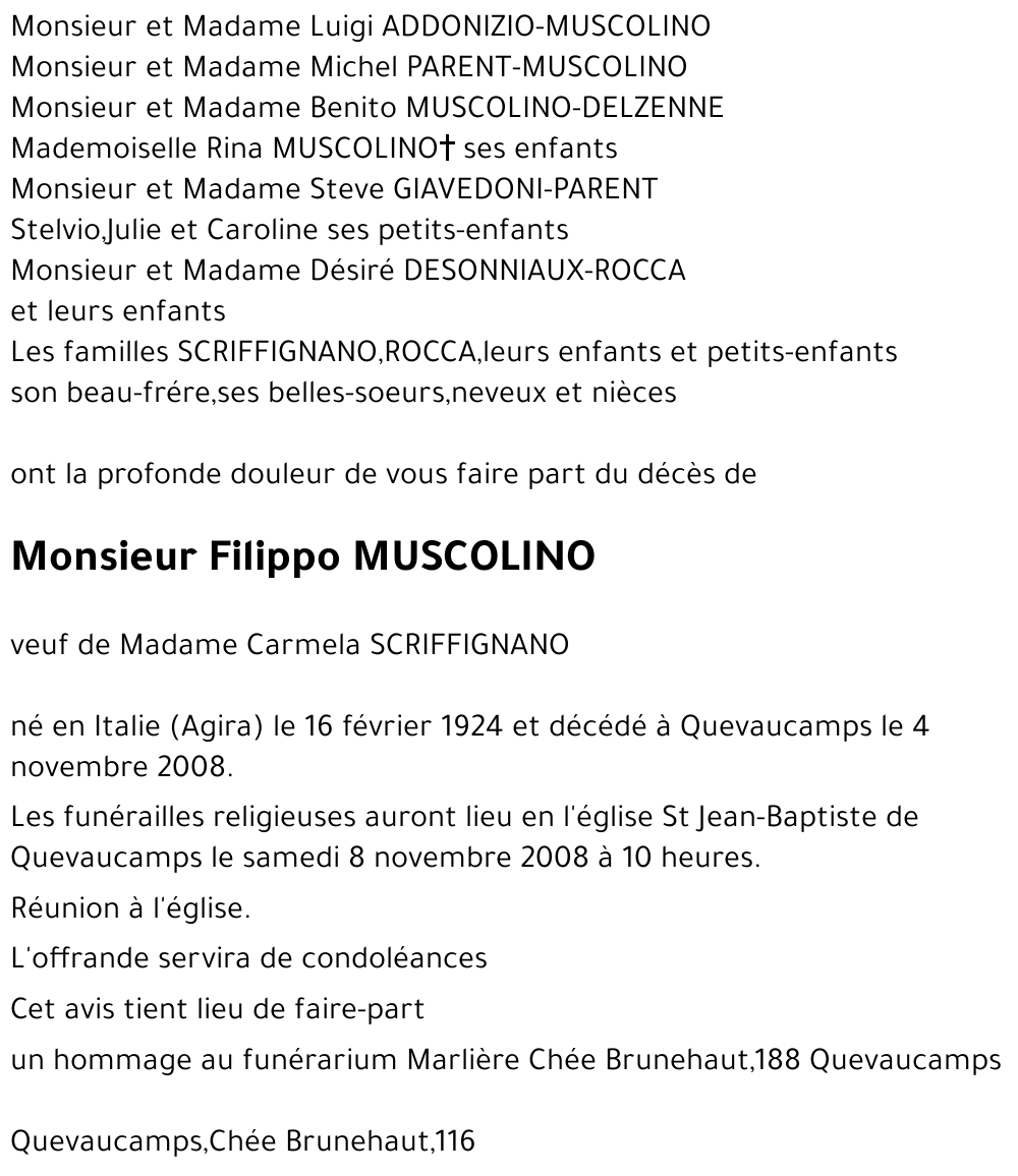 Filippo MUSCOLINO