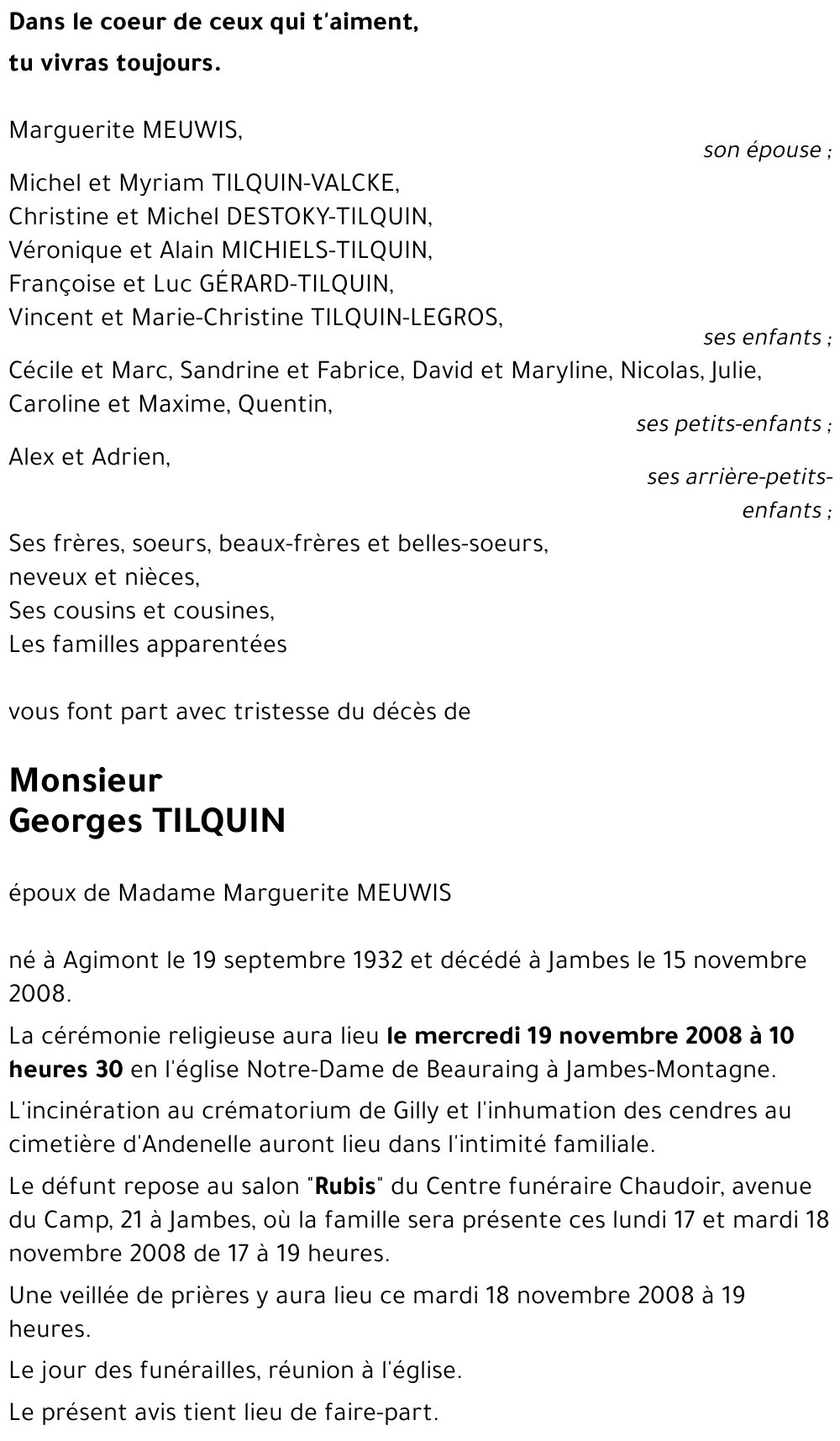 Georges TILQUIN