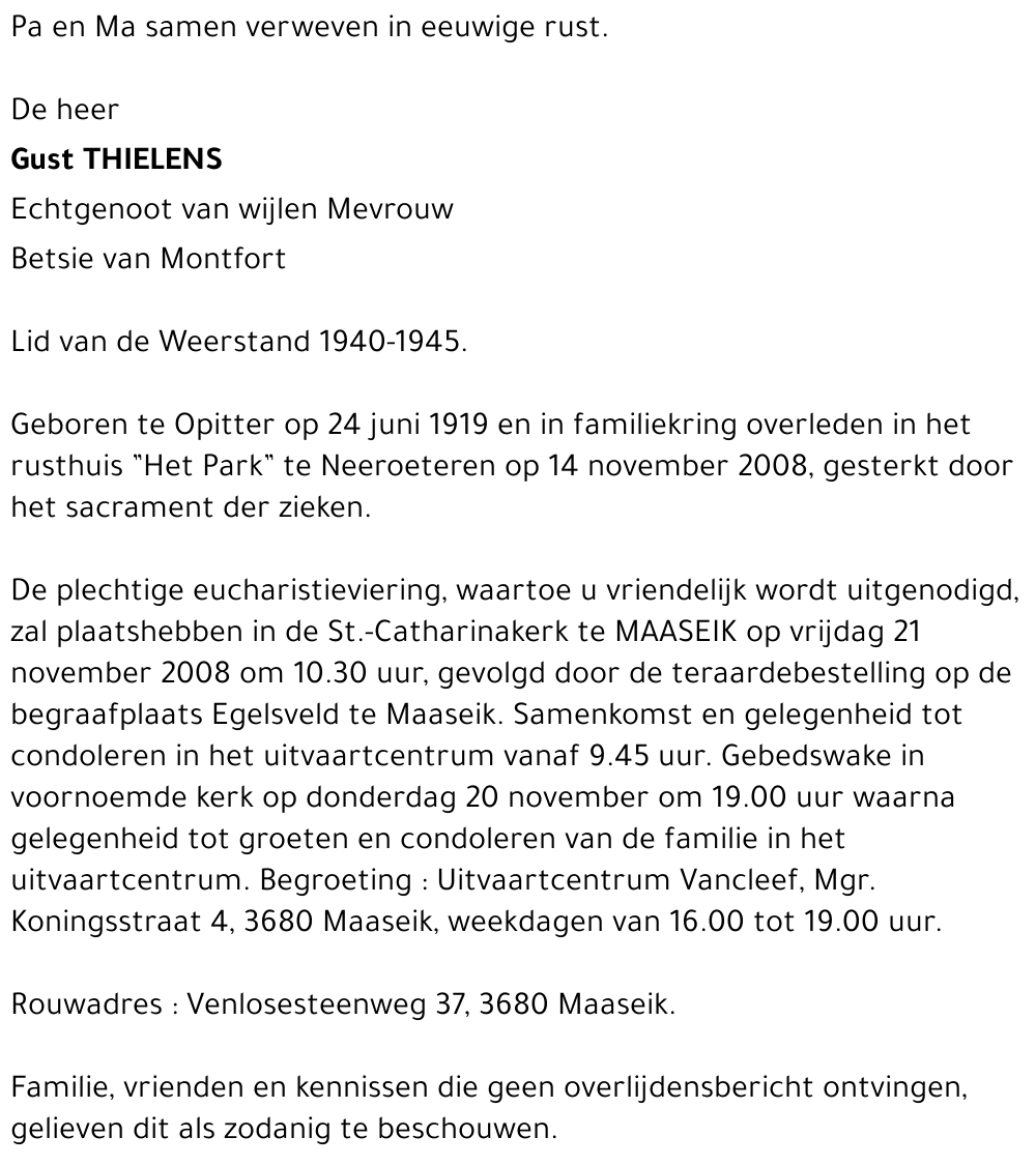 Gust Thielens