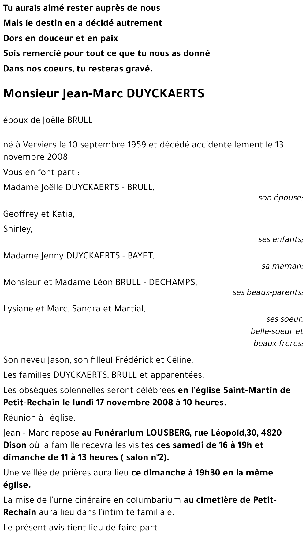 Jean-Marc DUYCKAERTS