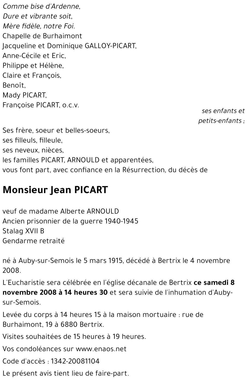 Jean PICART