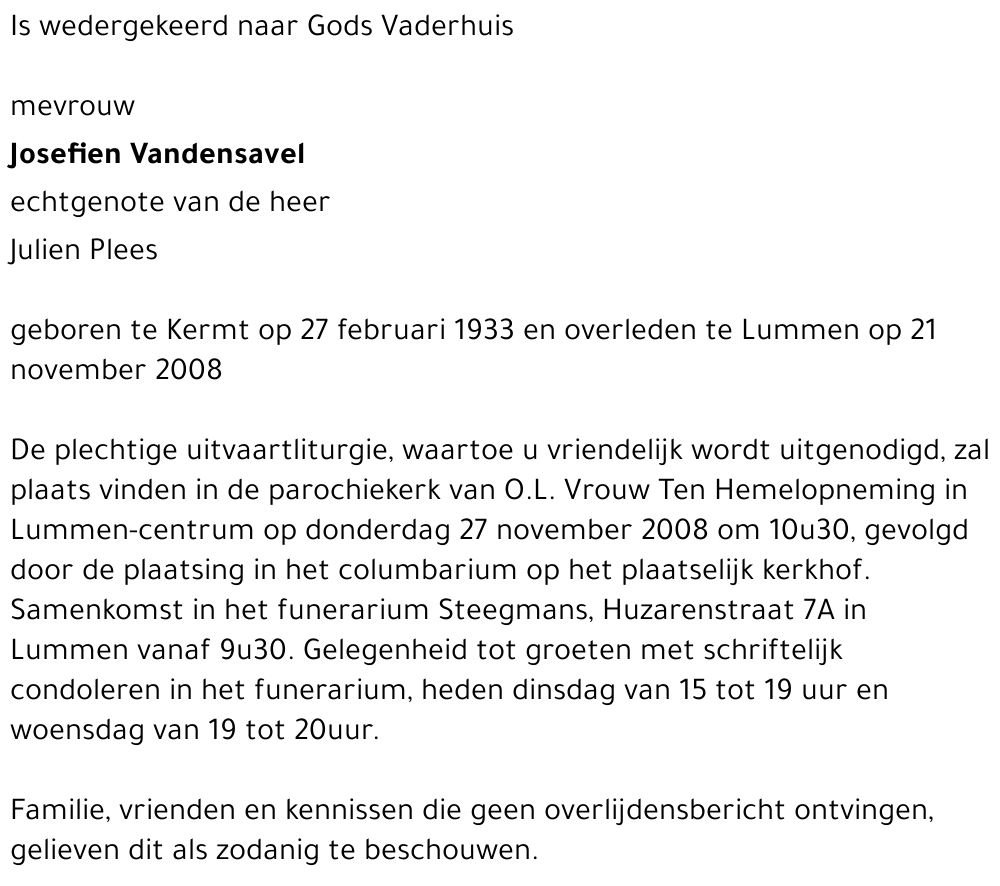 Josefien Vandensavel