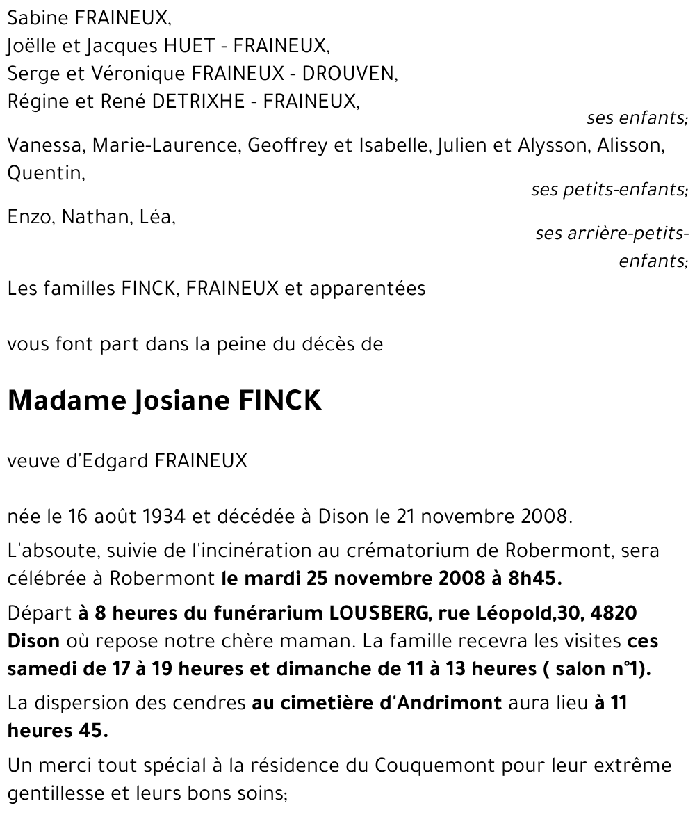Josiane FINCK
