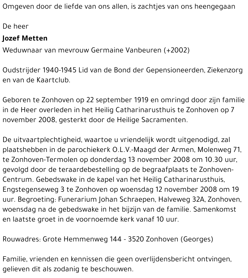 Jozef Metten