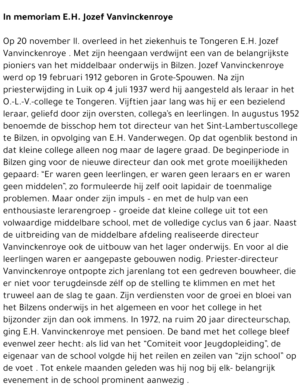 Jozef Vanvinckenroye