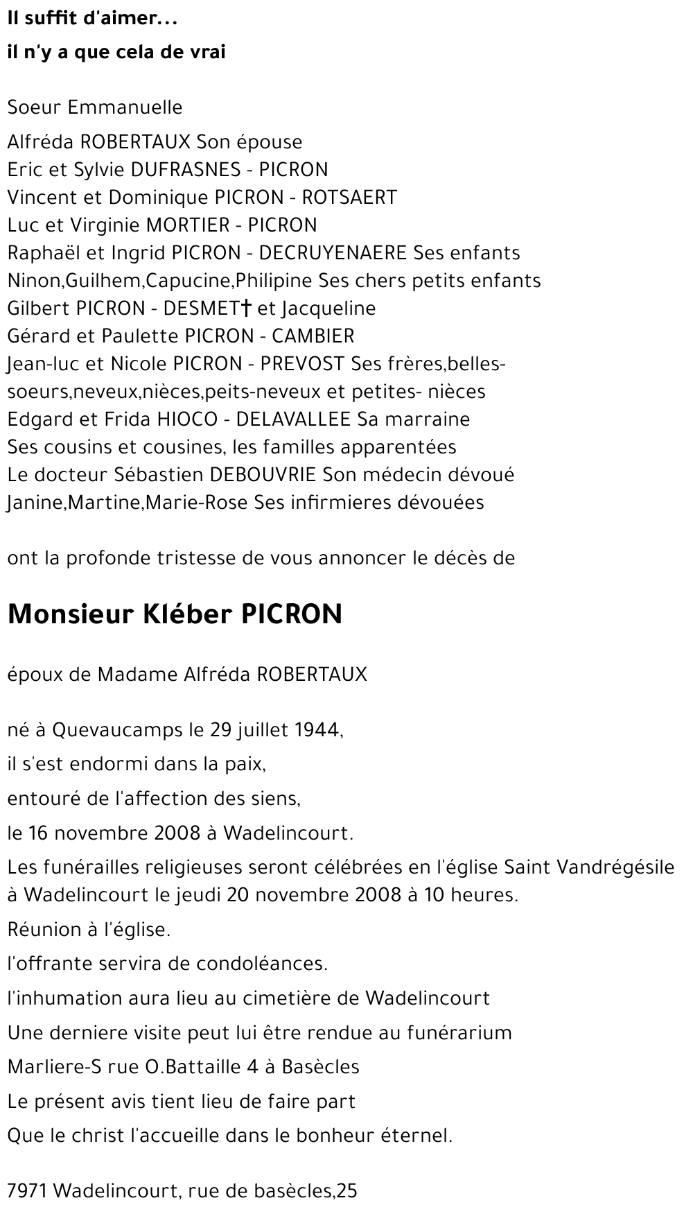 Kléber PICRON