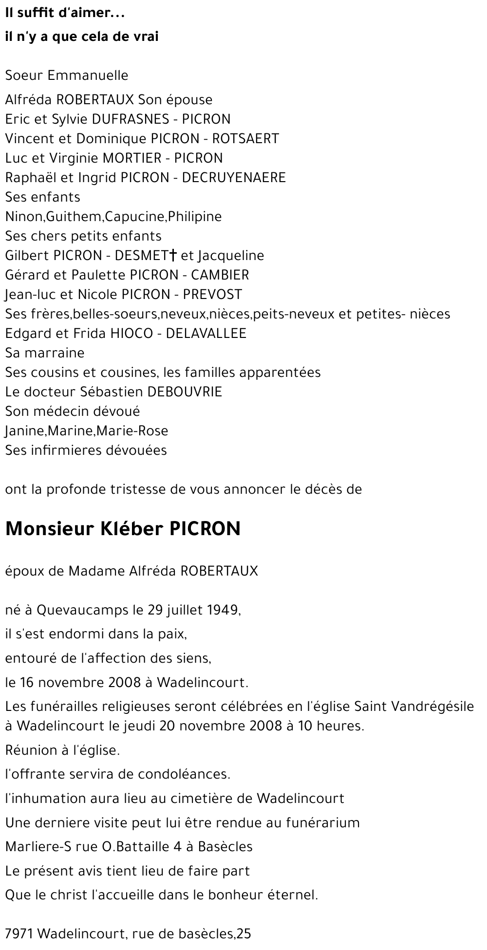 Kléber PICRON