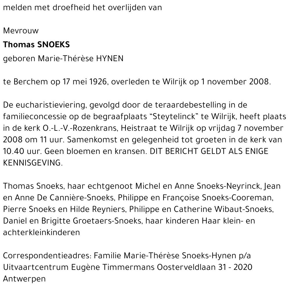 Marie-Thérèse Hynen