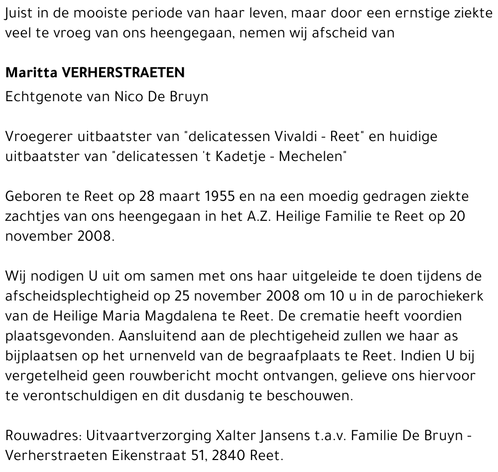 Maritta Verherstraeten