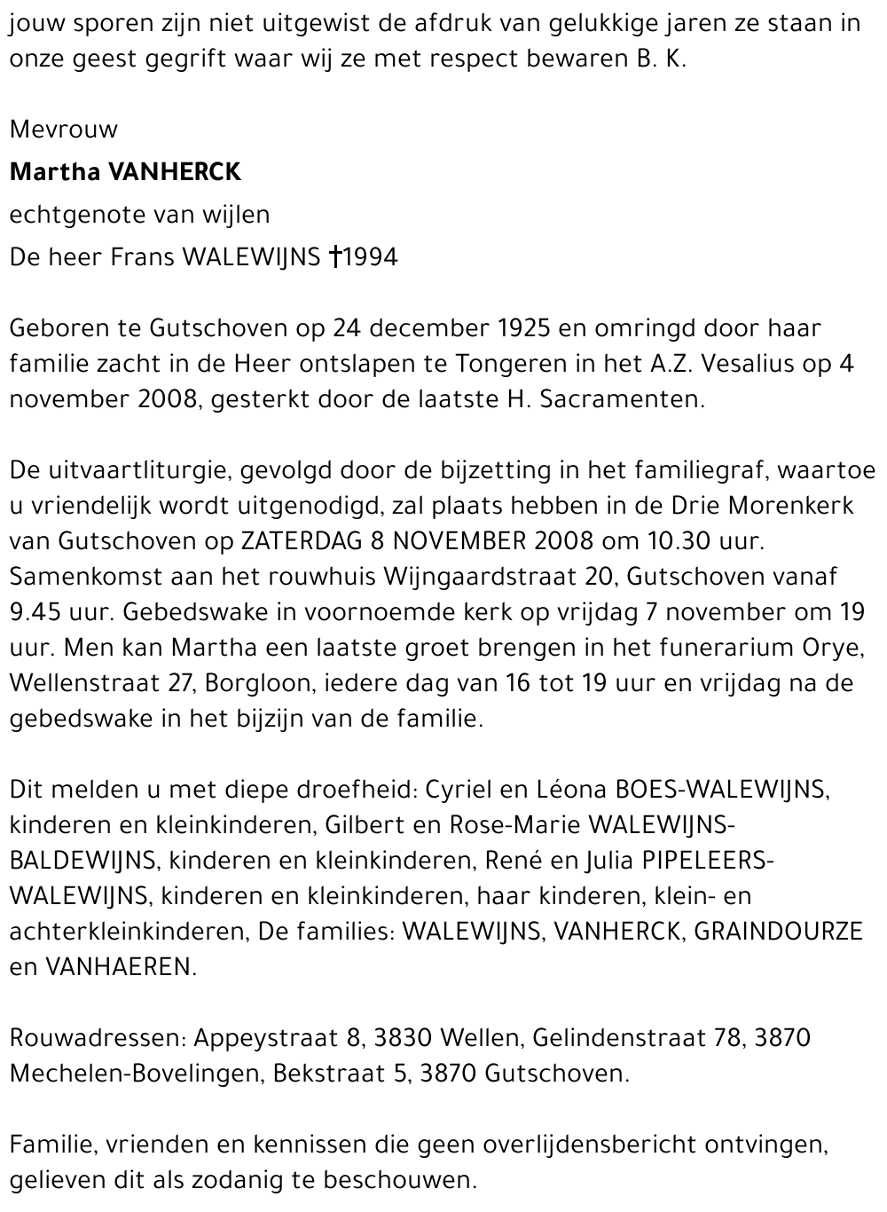 Martha Vanherck