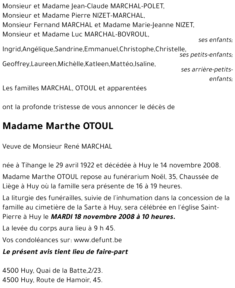 Marthe OTOUL