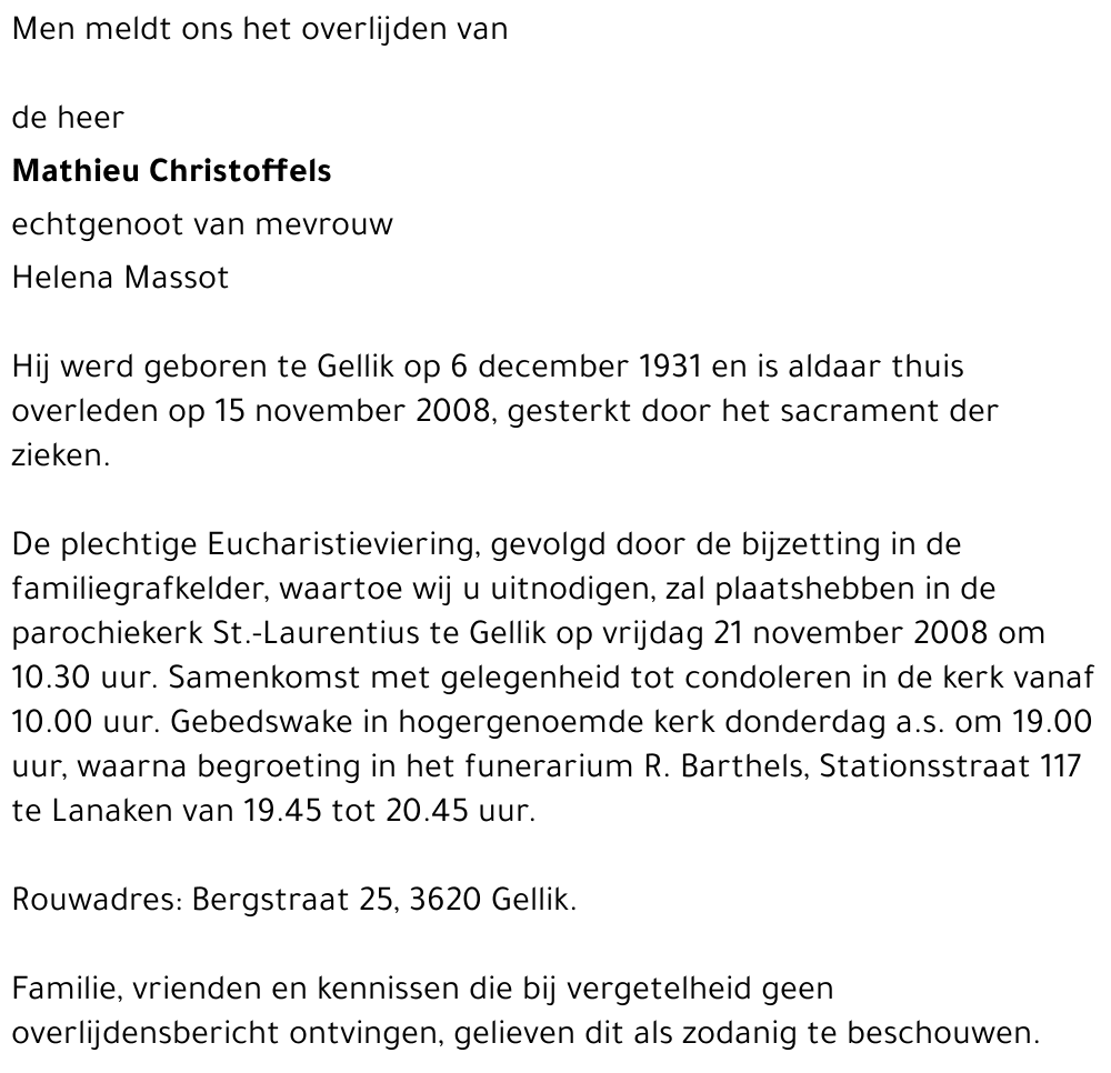 Mathieu Christoffels