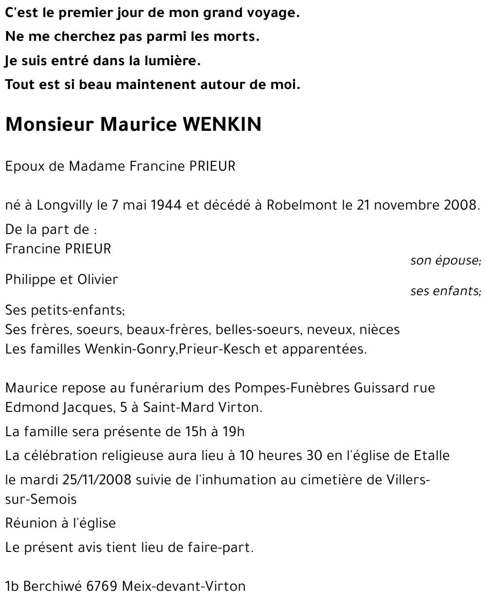 Maurice WENKIN