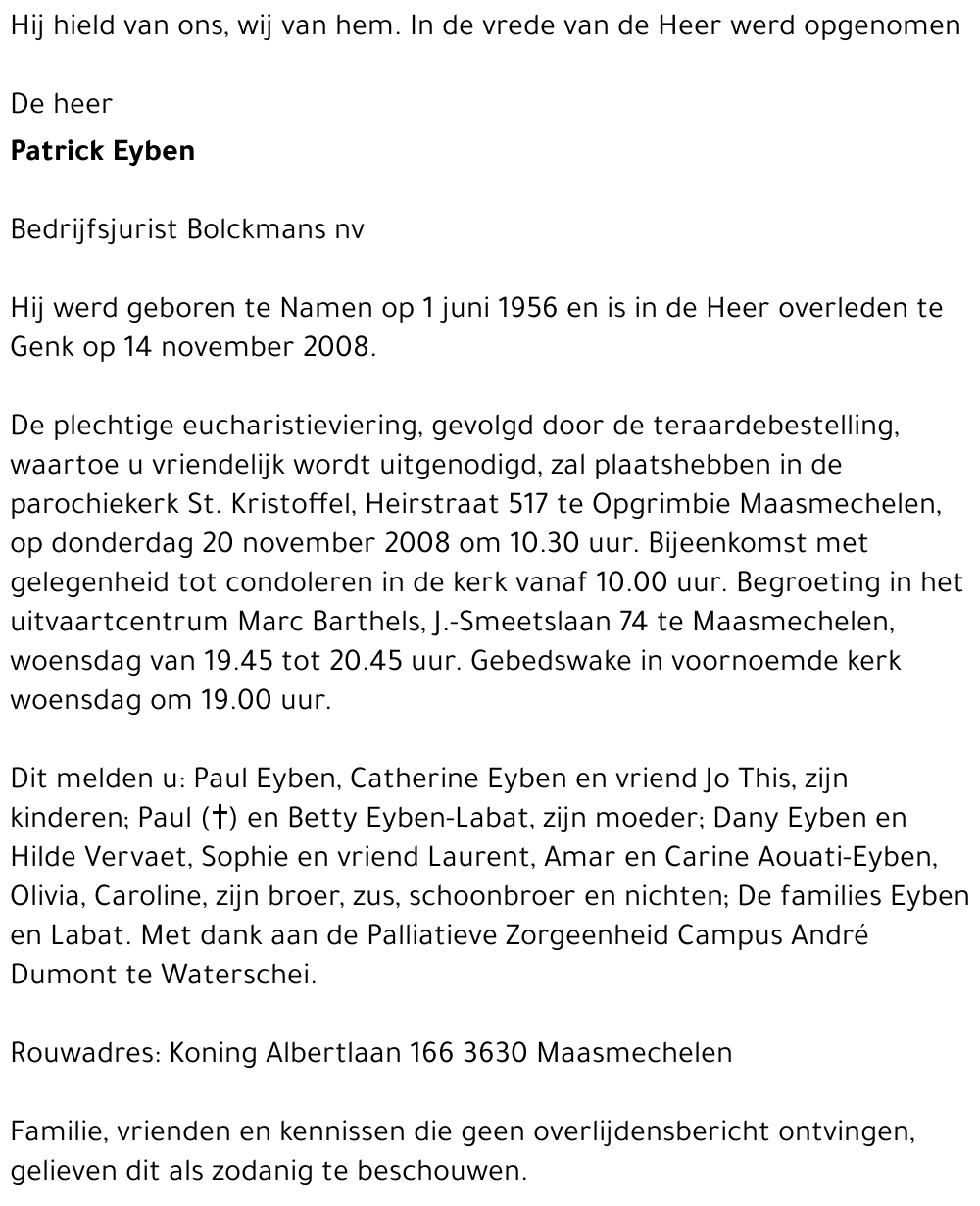 Patrick Eyben