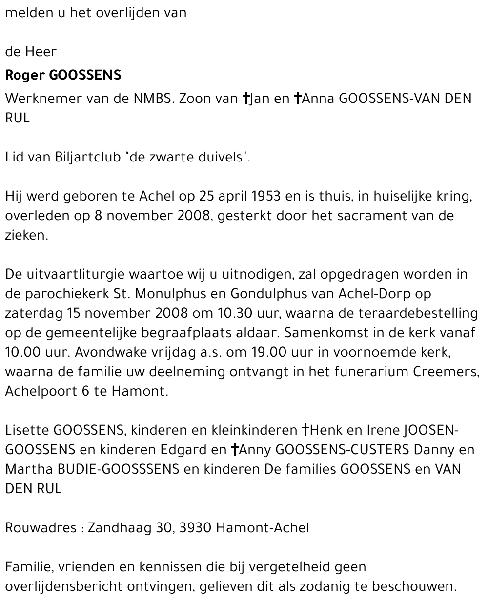 Roger Goossens