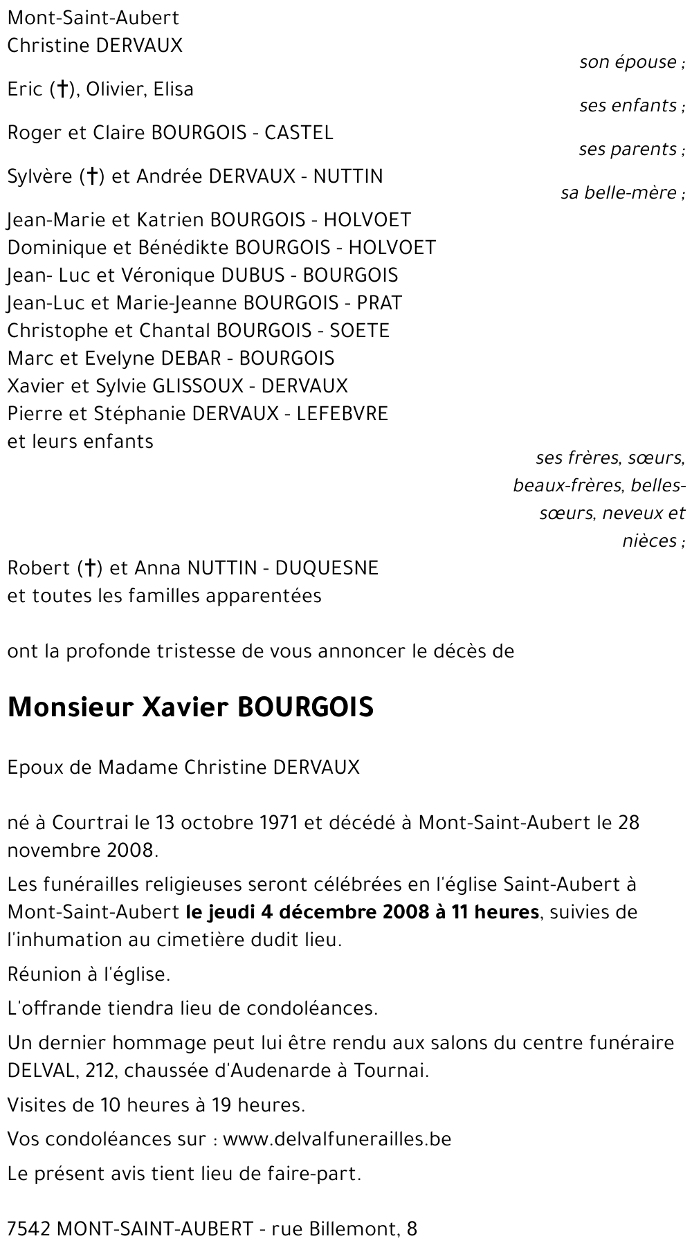 Xavier BOURGOIS