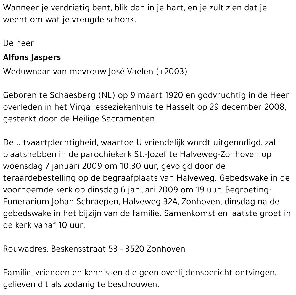 Alfons Jaspers