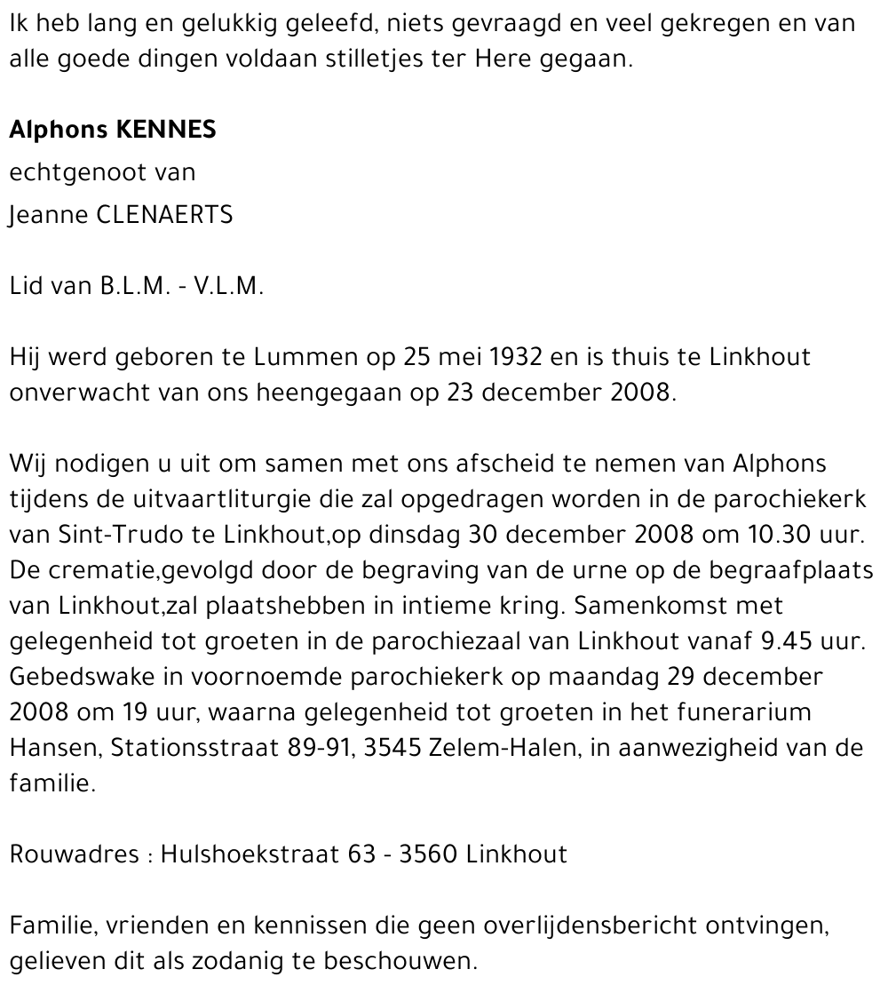 Alphons KENNES