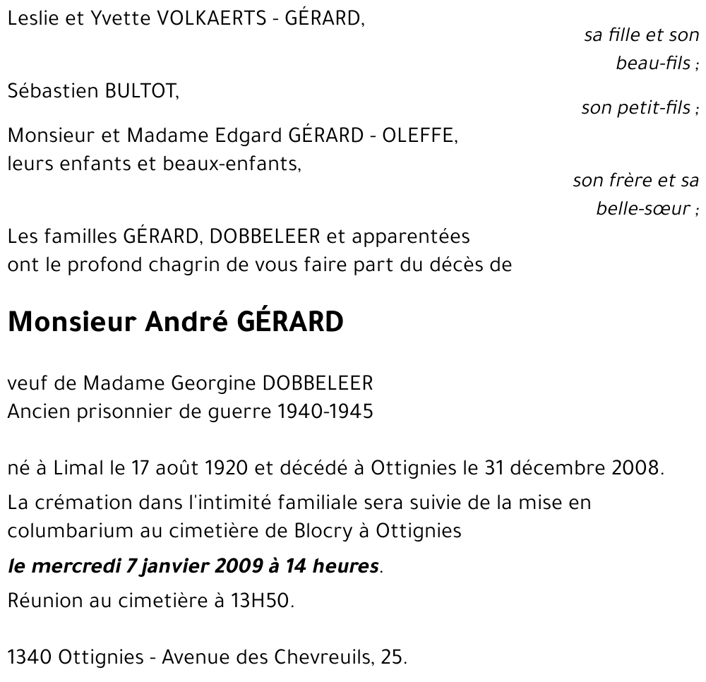 André GÉRARD