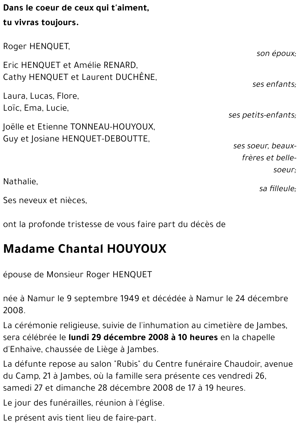 Chantal HOUYOUX