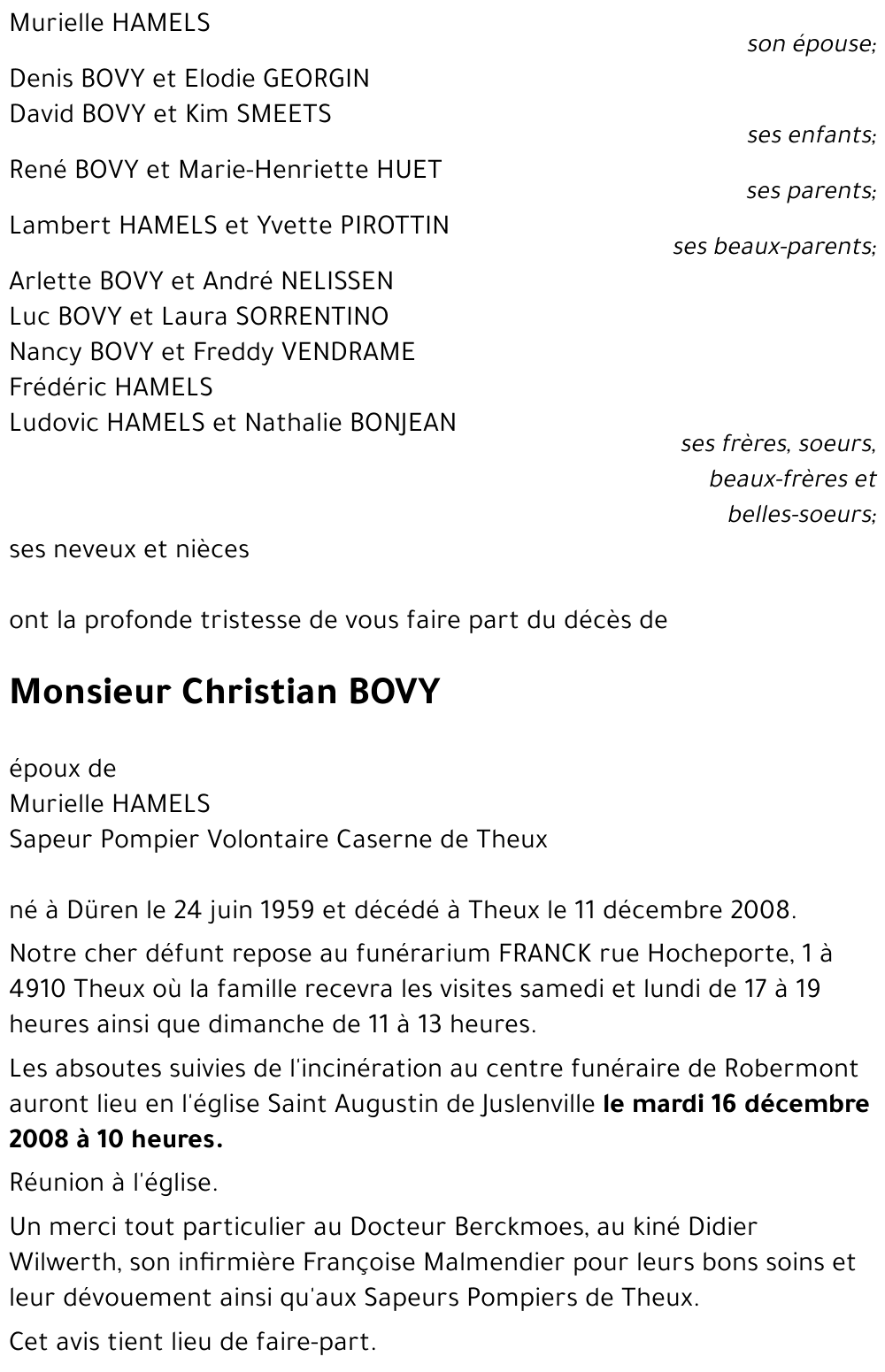 Christian BOVY