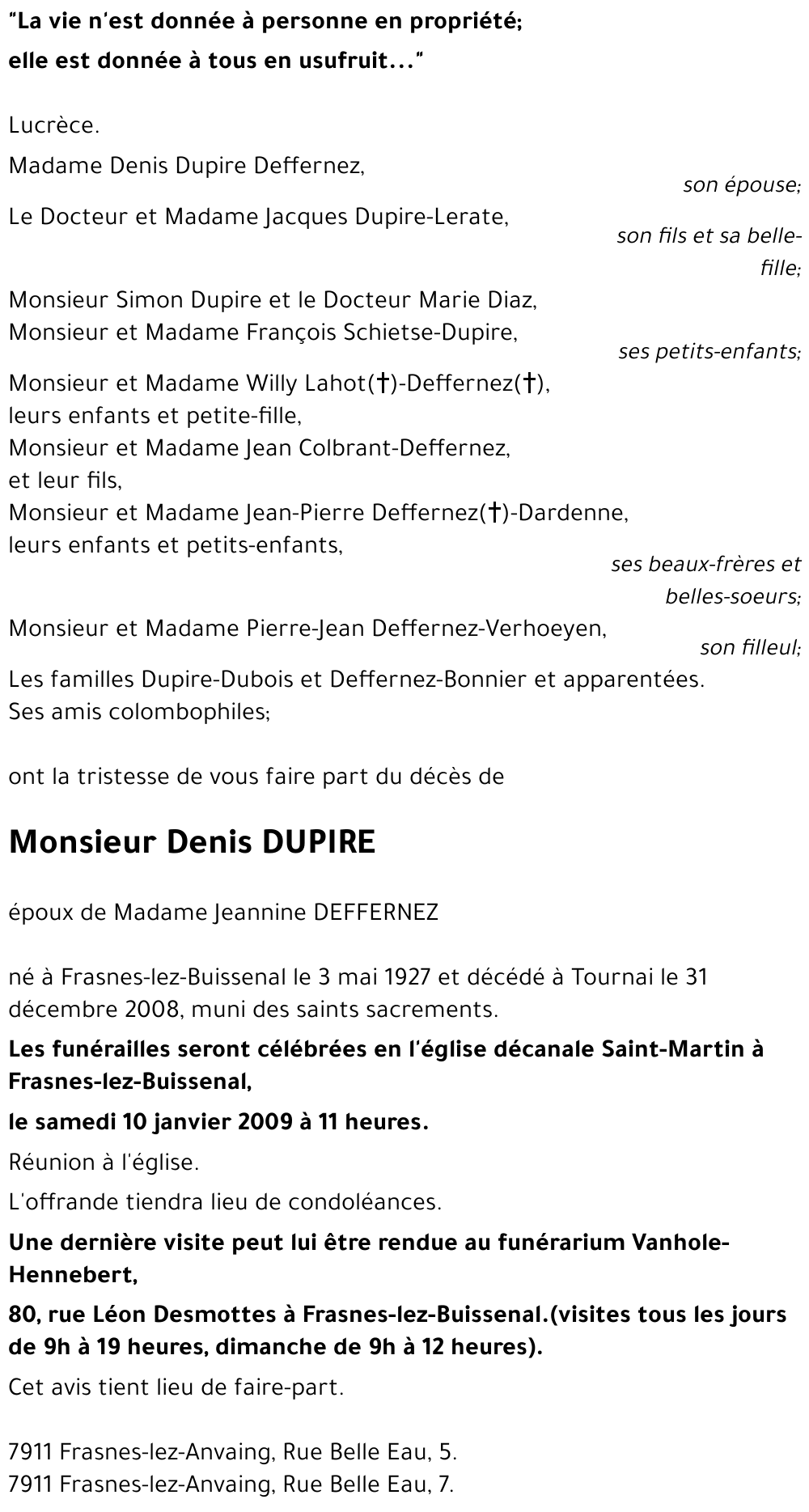 Denis DUPIRE