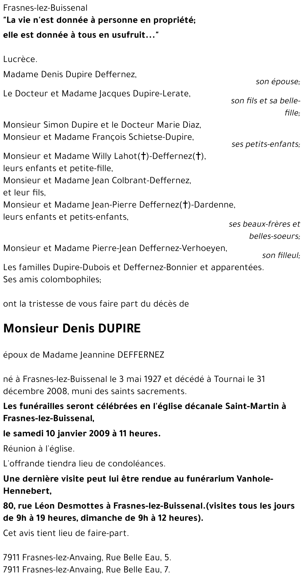 Denis DUPIRE