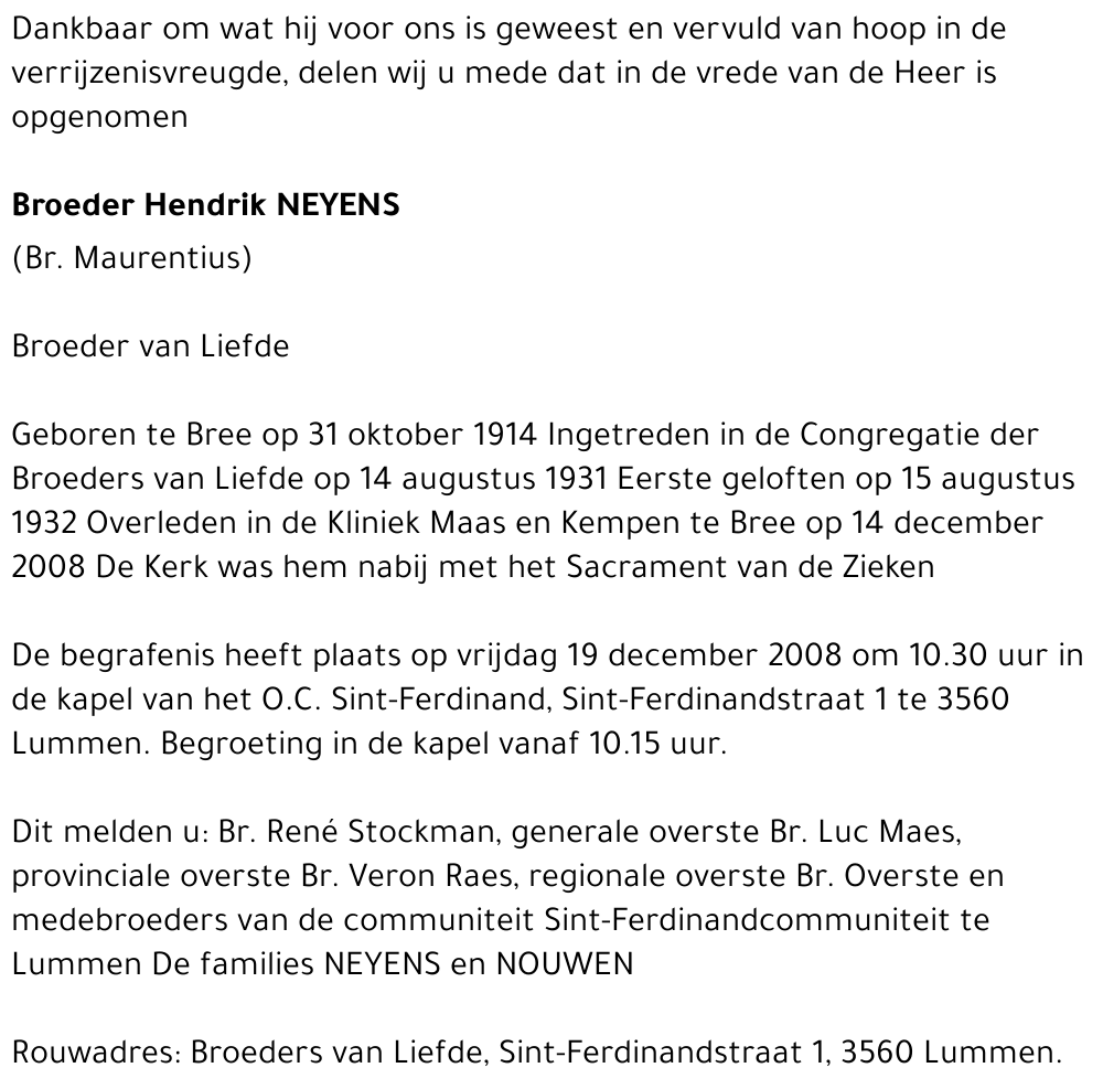 Hendrik Neyens