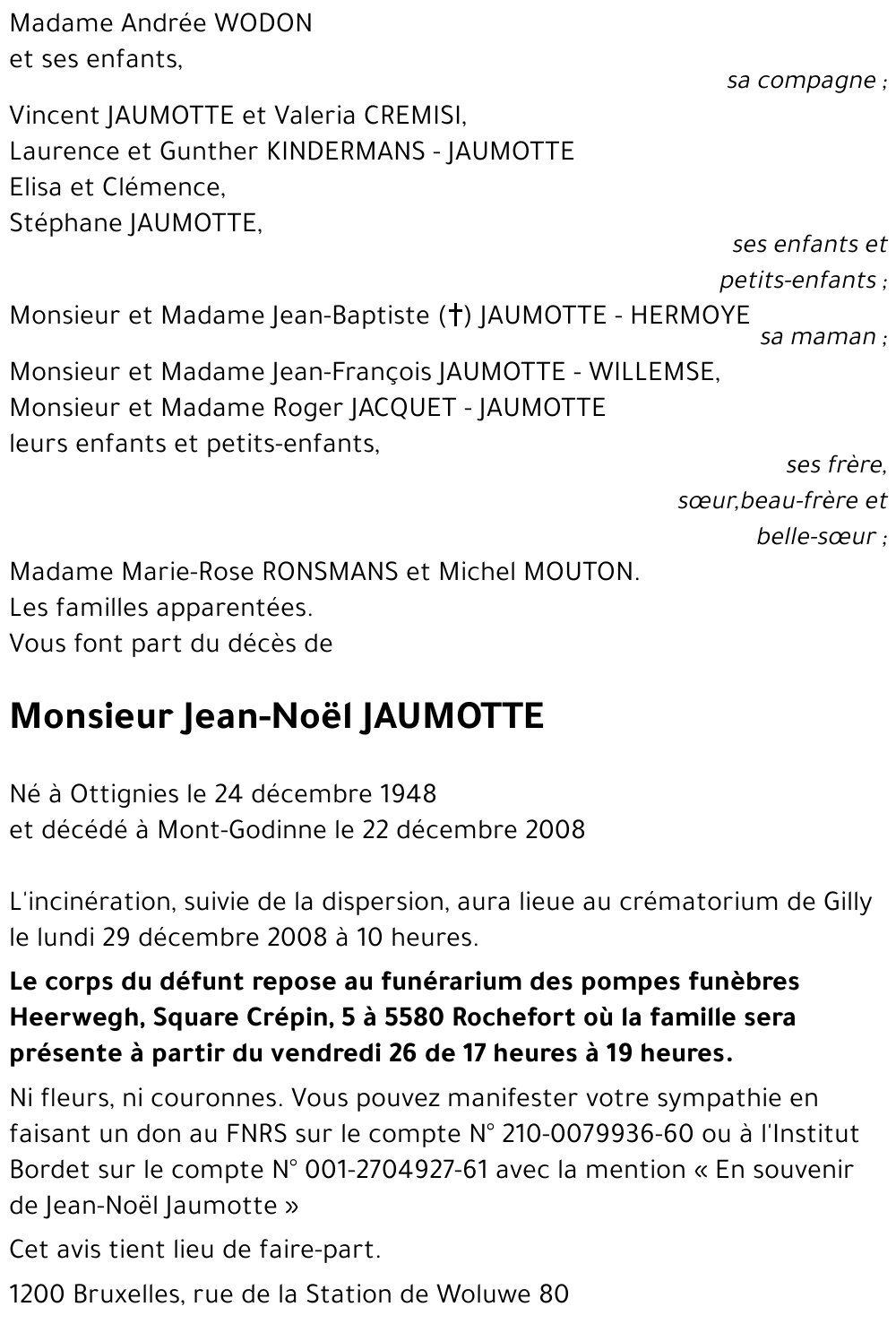 Jean-Noël JAUMOTTE