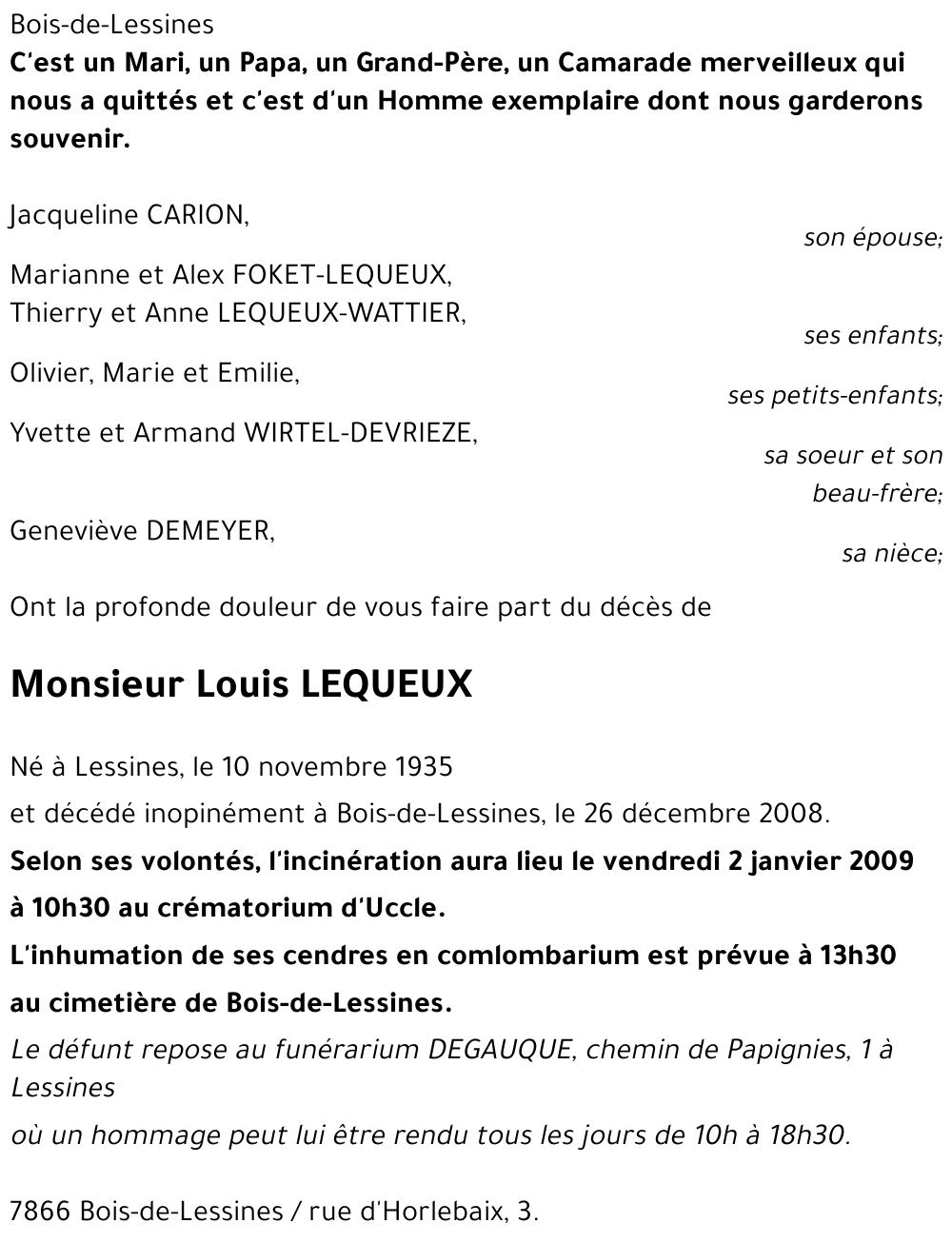Louis LEQUEUX