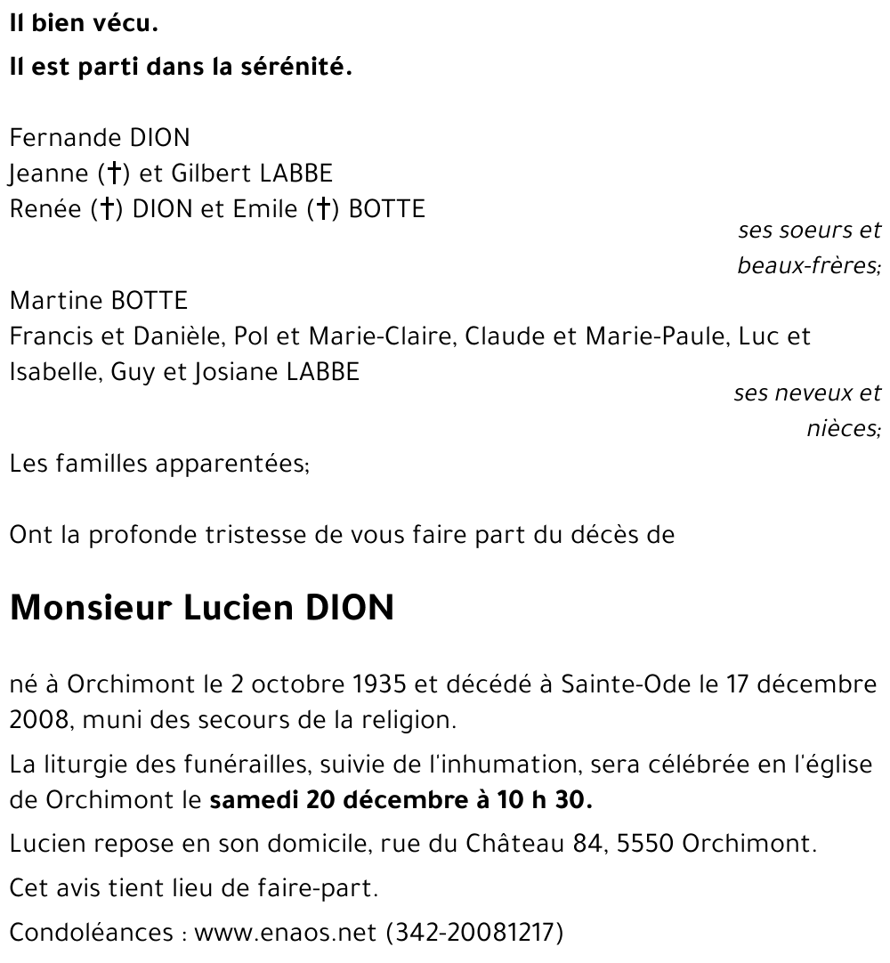 Lucien DION