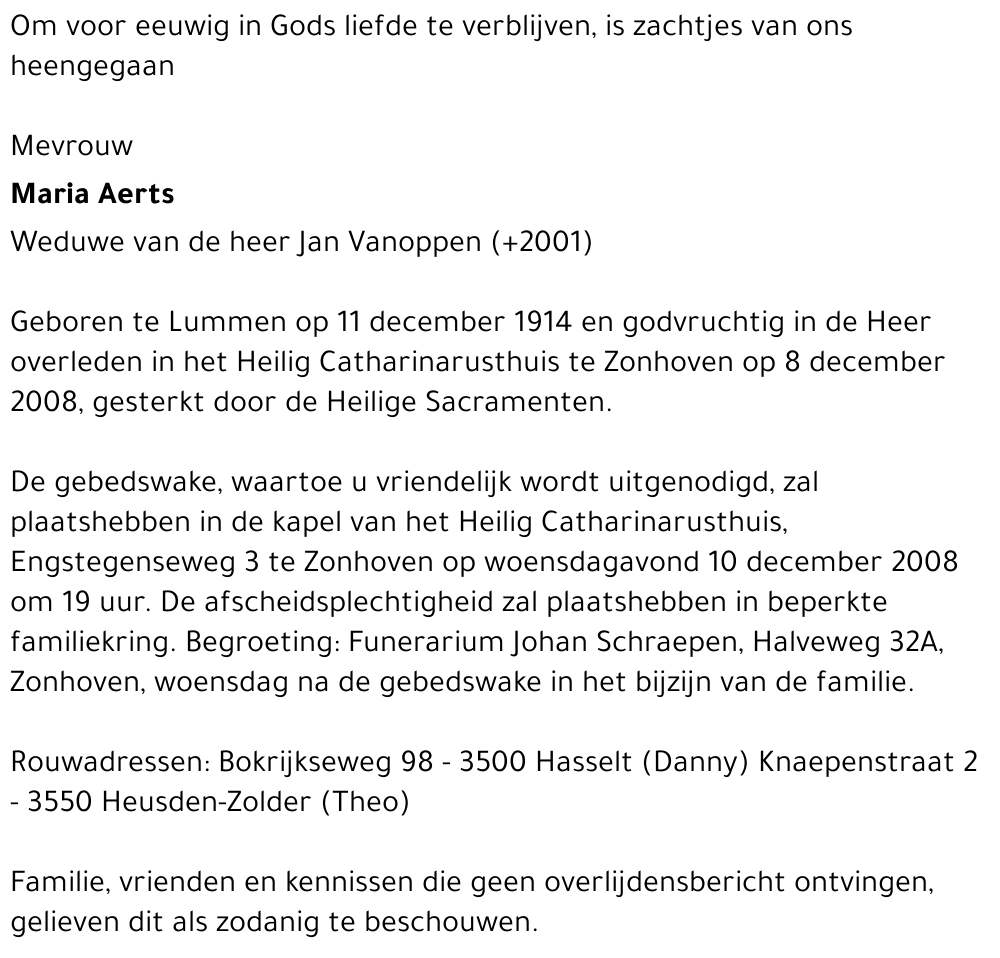 Maria Aerts