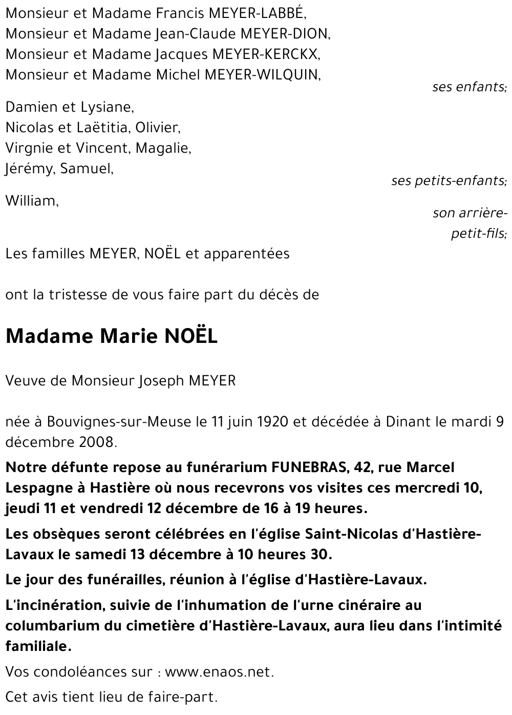 Marie NOËL