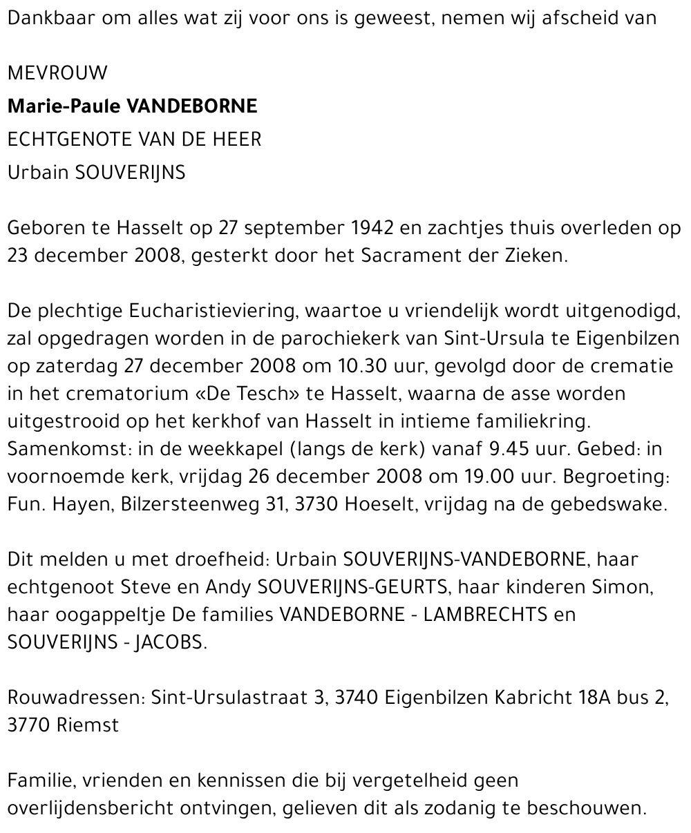 Marie-Paule Vandeborne