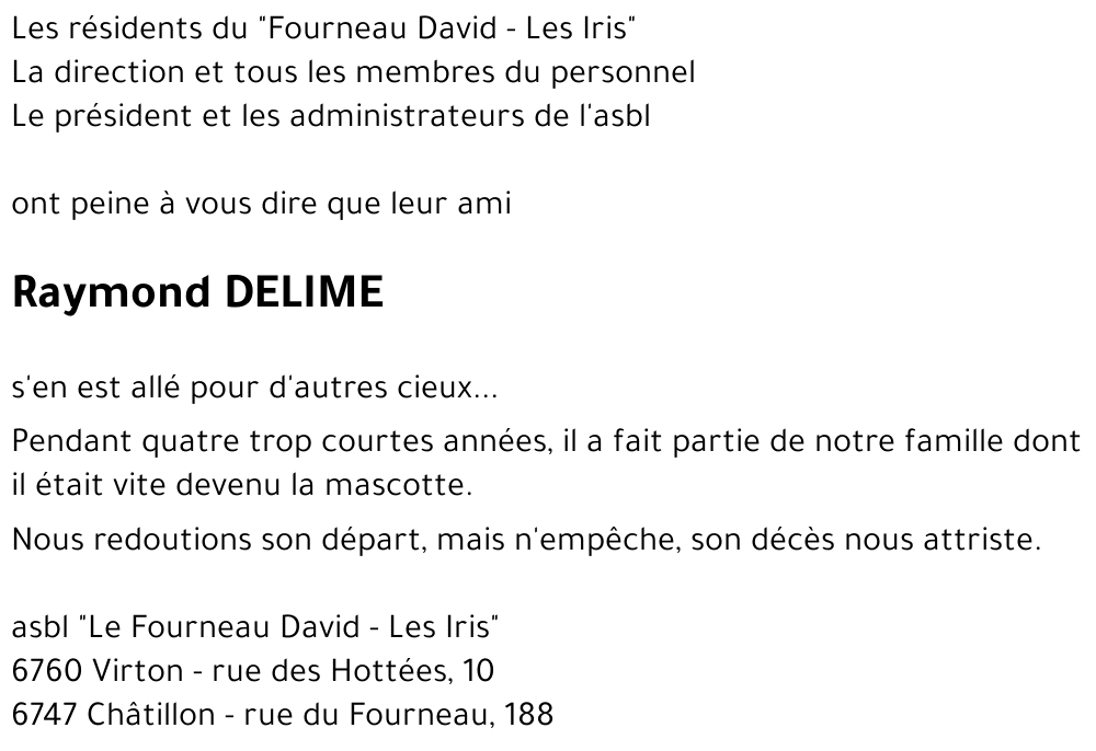 Raymond DELIME