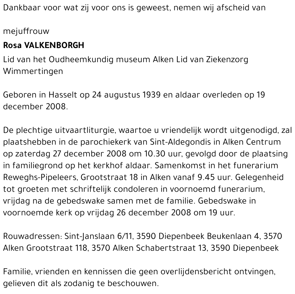 Rosa Valkenborgh