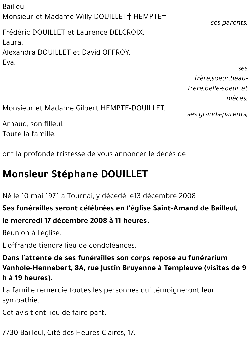 Stéphane DOUILLET