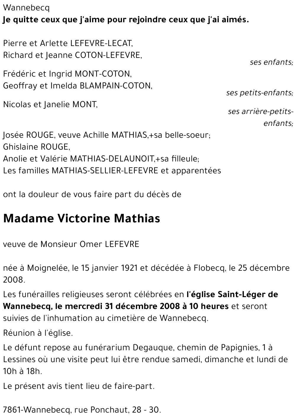 Victorine Mathias