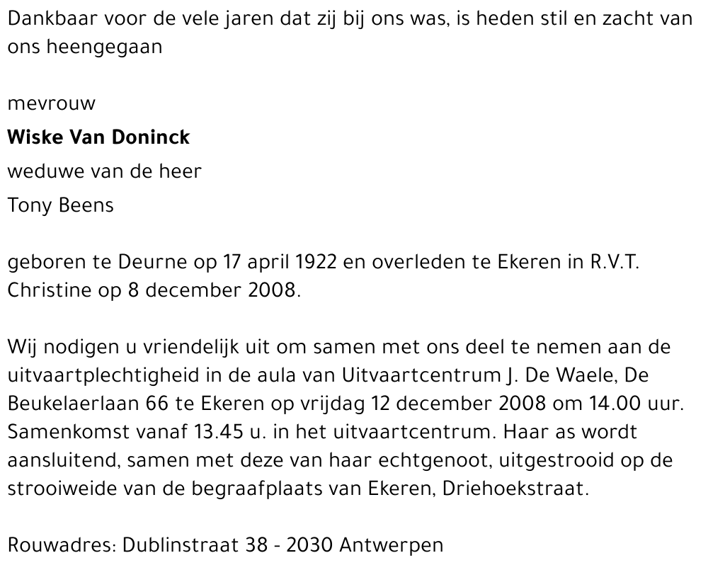 Wiske Van Doninck