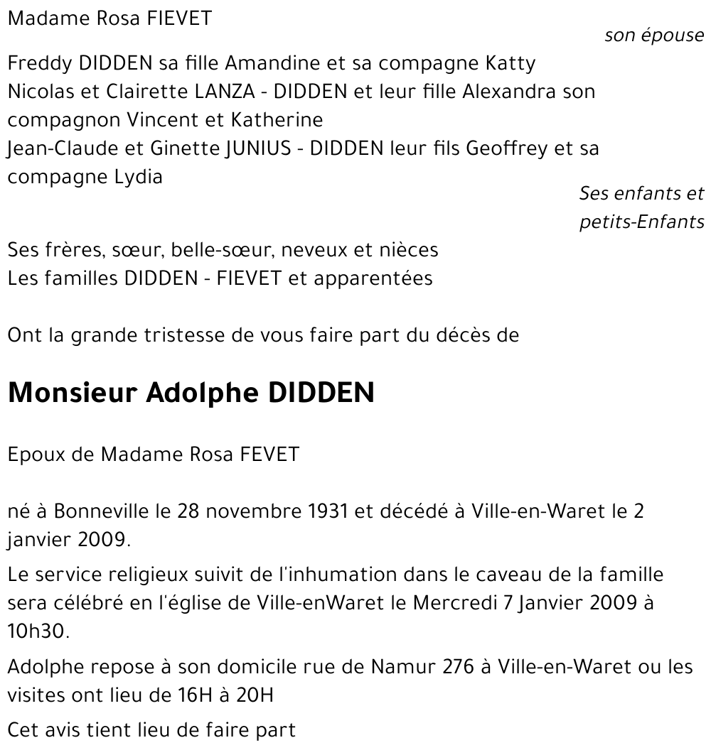 Adolphe DIDDEN