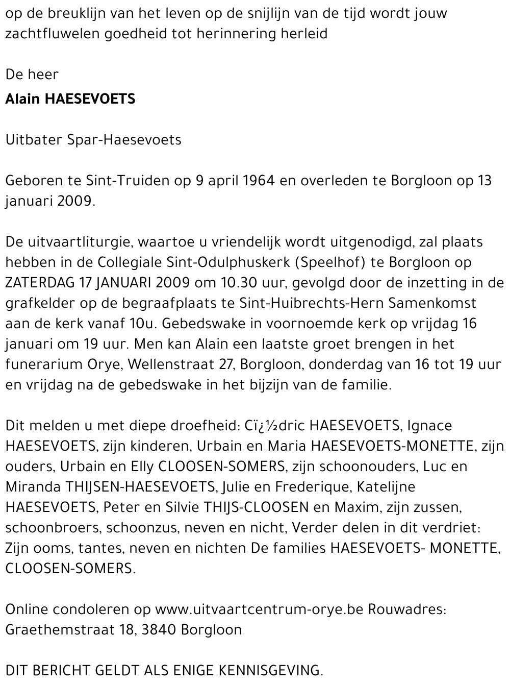 Alain Haesevoets