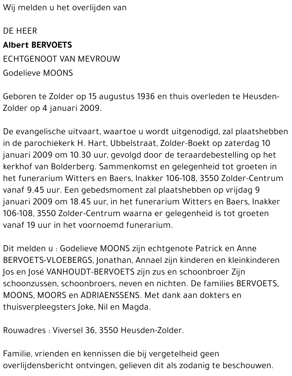 Albert Bervoets